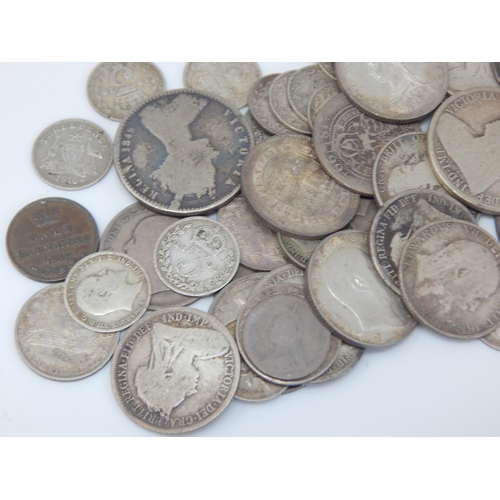 94 - A Quantity of Pre-1920 Silver Coinage: Weight 150g