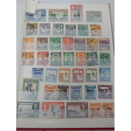 88 - A Stock Book Crammed with QV & Later Commonwealth Stamps together with an Album of QV & Later India ... 