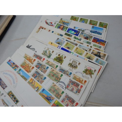 91 - A Worldex Stamp Album Containing a Vast Quantity of World Stamps together with a box containing a Hu... 