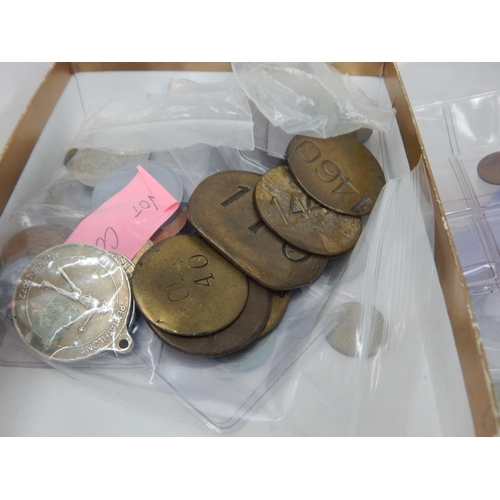 75 - A Large Plastic Tub Containing a Huge Quantity of World Coinage together with Early English Copper C... 