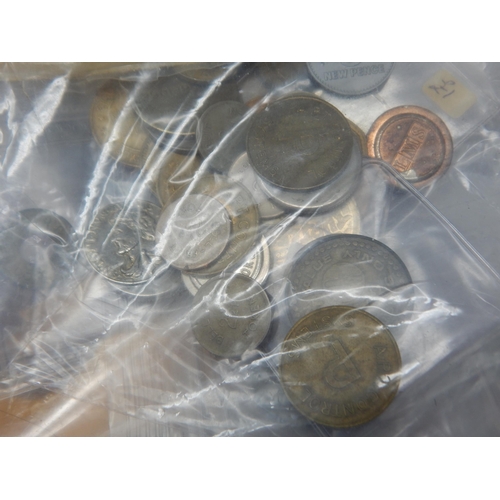 75 - A Large Plastic Tub Containing a Huge Quantity of World Coinage together with Early English Copper C... 