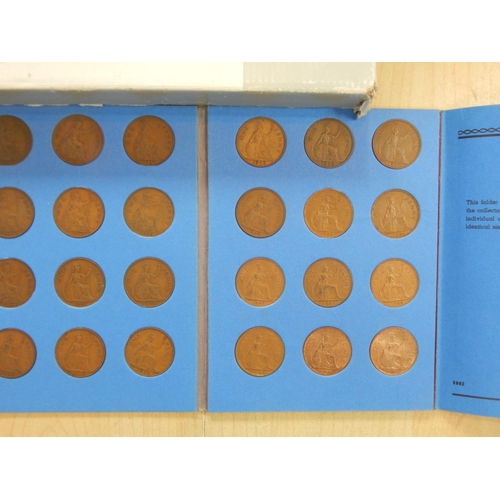 78 - A Large Quantity of Commemorative Coinage together with two complete Whitman folders of Pennies & Si... 