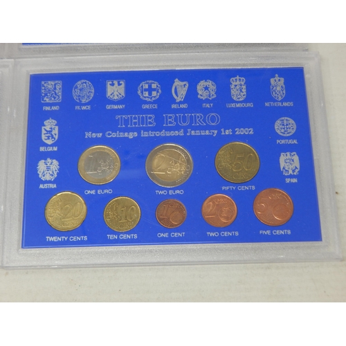 79 - The 2001 Euro Collection together with 5 x Sets of 