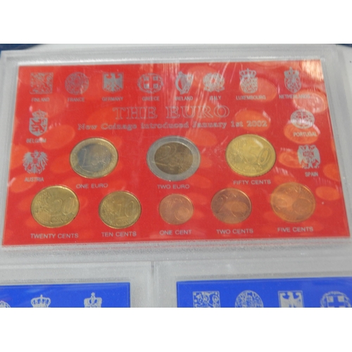 79 - The 2001 Euro Collection together with 5 x Sets of 