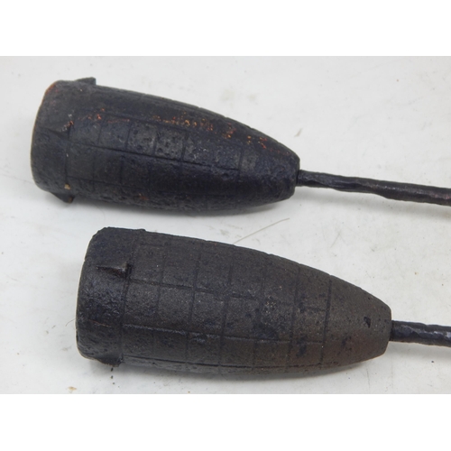 588 - WWI British Pippin Rifle Grenades (2)