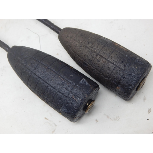 588 - WWI British Pippin Rifle Grenades (2)