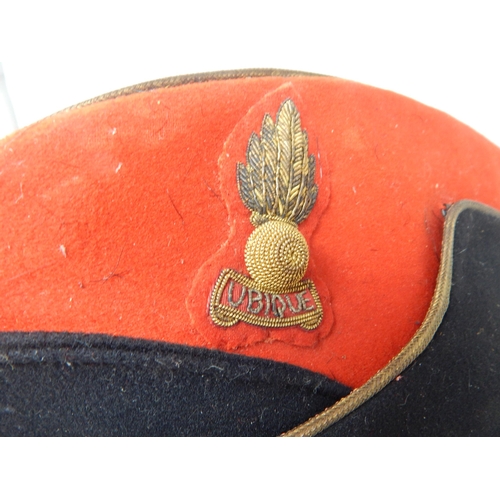 594 - WWI Royal Artillery Officers Side Cap. Please Note: Customers must satisfy themselves prior to biddi... 