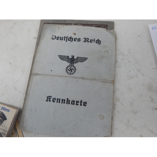 614 - WWI/WWII German Passes.