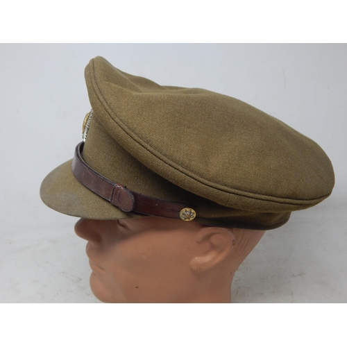 623 - QEII Army Officers Peaked Cap. Note: Customers must satisfy themselves prior to bidding in regard to... 