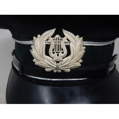 624 - Bandsman Peaked Cap with Bullion Badge. Note: Customers must satisfy themselves prior to bidding in ... 