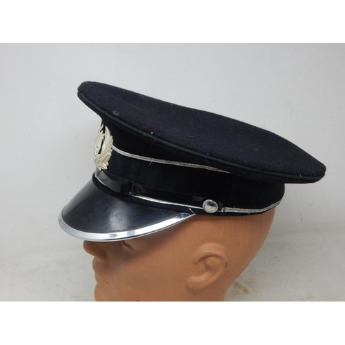 624 - Bandsman Peaked Cap with Bullion Badge. Note: Customers must satisfy themselves prior to bidding in ... 