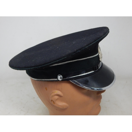 624 - Bandsman Peaked Cap with Bullion Badge. Note: Customers must satisfy themselves prior to bidding in ... 