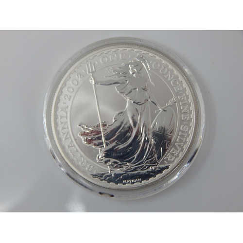 71 - 2002 Silver Proof 1oz Britannia £2 Coin