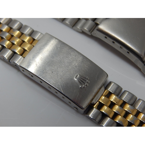 244 - Rolex Watch Strap together with a Tag Heuer Strap & Leather Strap.