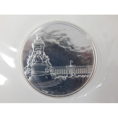 65 - Royal Mint 2015 Buckingham Palace UK Fine Silver £100 Coin in Sealed Pack of Issue