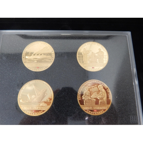 68 - Westminster Mint: The Gold Plated U.S Presidential Dollar Collection of 16 Coins together with The R... 