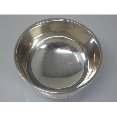 148F - Silver Sugar Bowl Hallmarked London 1934 by Goldsmiths & Silversmiths Ltd: Weight 104g