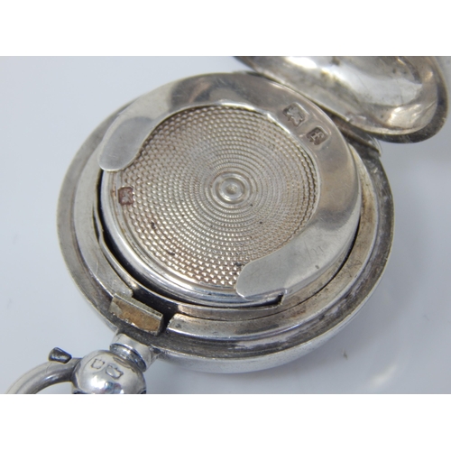 148J - Edwardian Silver Sovereign Holder (Not Personalised) with Strong Spring Mechanism: Hallmarked Birmin... 