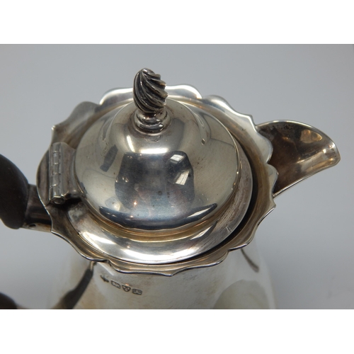 149C - Late Victorian Silver Hot Water Pot Hallmarked Chester 1901 by William Bruford & Son: Gross weight 2... 