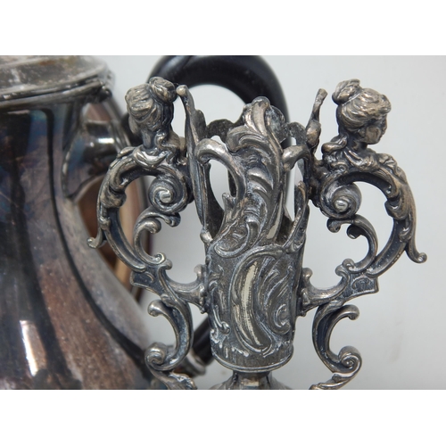 55 - A Quantity of Silver Plated Wares Including a WMF Epergne base etc