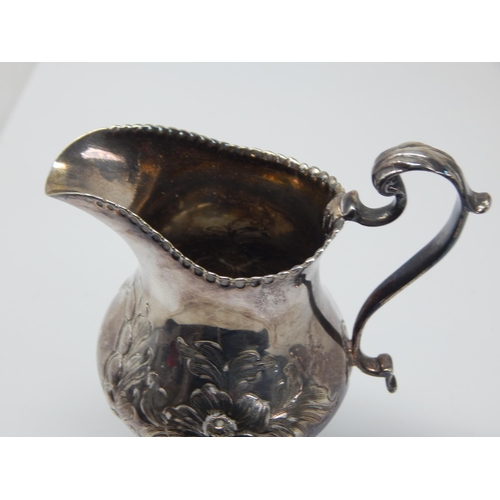 56 - 19th Century Continental Silver Cream Jug: Weight 120g