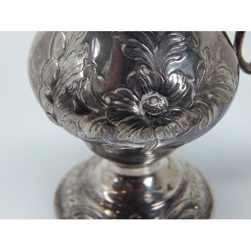 56 - 19th Century Continental Silver Cream Jug: Weight 120g