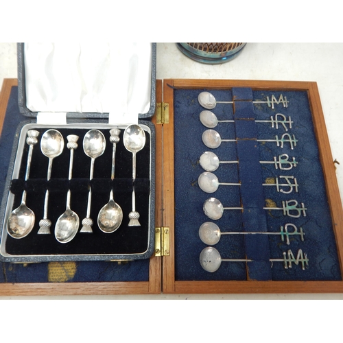 52 - Silver Plated Wares Including a Large Twin Handled Wine Cooler, Bottle Coasters etc