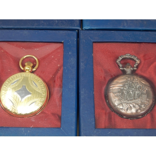 403 - A Large Collection of Modern Pocket Watches in Cases of Issue (18)