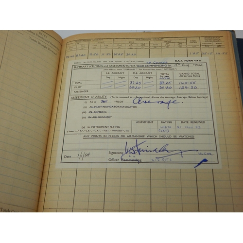 407 - Royal Air Force Pilots Flying Log Books of Captain J. M. Payne (3)