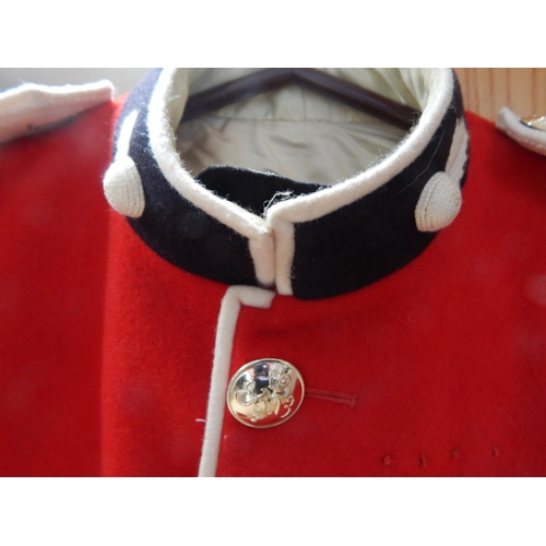 414 - Grenadiers Guards Sergeants Red Dress Tunic with Silver Buttons