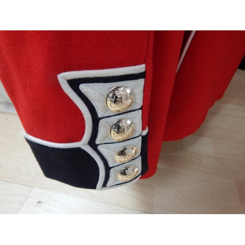 414 - Grenadiers Guards Sergeants Red Dress Tunic with Silver Buttons