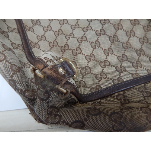 415 - Ladies Bags: Vintage PRADA in good condition, GUCCI in worn condition & CHLOE tan bag in good condit... 