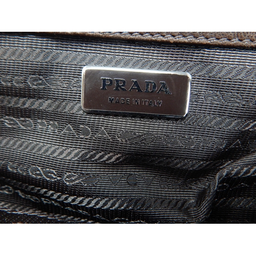 415 - Ladies Bags: Vintage PRADA in good condition, GUCCI in worn condition & CHLOE tan bag in good condit... 