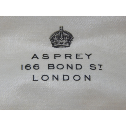 14E - Asprey 18ct Gold & Platinum Diamond Set Cufflinks & Dress Studs 12.26g in Original Bond St, London b... 