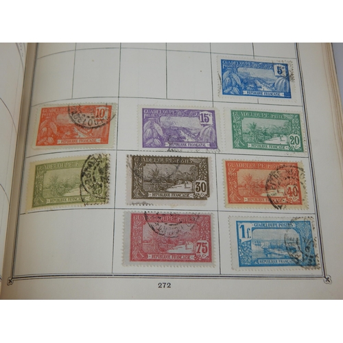 7 - Vintage Lincoln Stamp Album dated September 1915 containing a substantial collection of GB and World... 