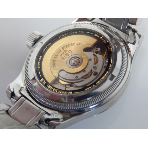 162I - Oris Big Crown Pointer 27 Jewel Automatic Watch 33mm Stainless Steel/Gold Plate 7487. Sapphire Cryst... 