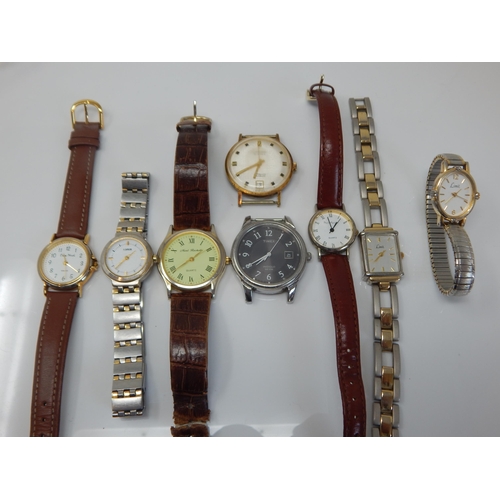 162N - A Quantity of Gentleman's & Ladies Wristwatches: All working when catalogued (8)