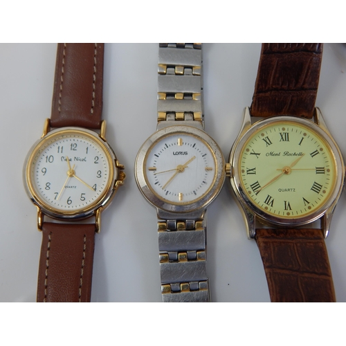 162N - A Quantity of Gentleman's & Ladies Wristwatches: All working when catalogued (8)