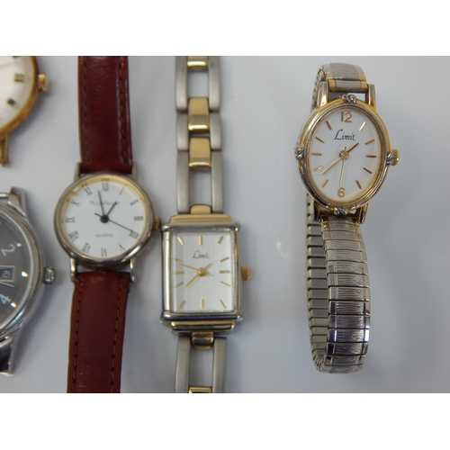 162N - A Quantity of Gentleman's & Ladies Wristwatches: All working when catalogued (8)