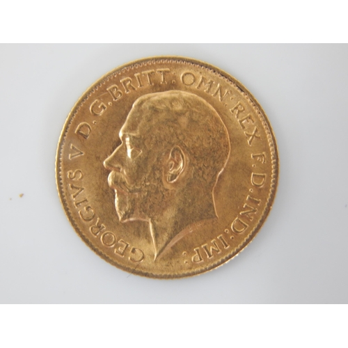 99F - George V Gold Half Sovereign 1912