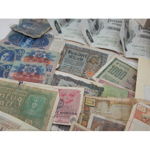 99I - A Quantity of Banknotes Including Great Britain, Russia etc (lot)