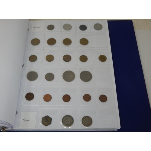 99L - A Coin Album containing a large quantity of British & foreign coinage including silver dating 18th c... 