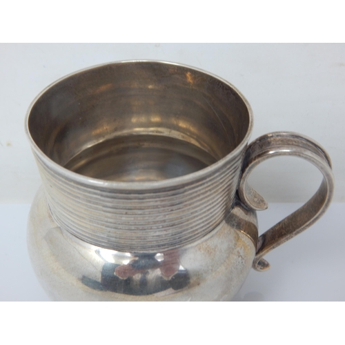 100K - Edwardian Silver Cup: Hallmarked London 1906 by William Comyns: Weight 176g