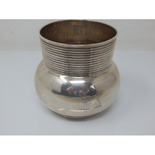 100K - Edwardian Silver Cup: Hallmarked London 1906 by William Comyns: Weight 176g