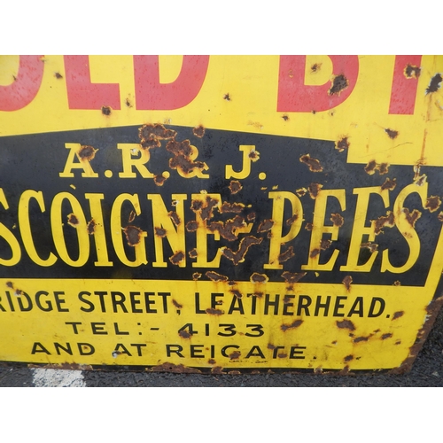 767 - Vintage Enamel Sign 