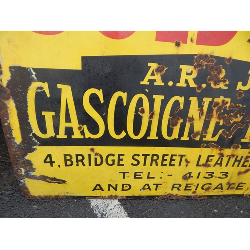 767 - Vintage Enamel Sign 