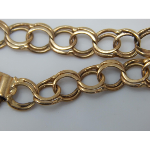 111 - 9ct Gold Identity Bracelet: Weight 8.44g