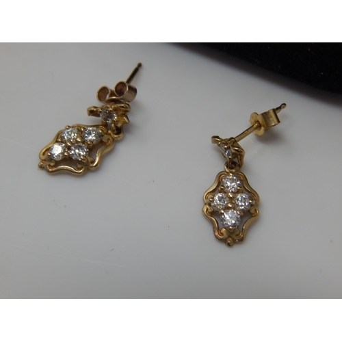 117 - Two Pairs of 9ct Gold Earrings: Gross weight 2.17g