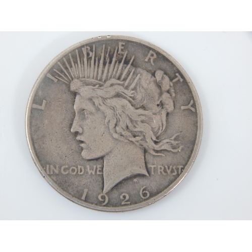 27 - USA 1926 Silver Peace Dollar, San Francisco Mint.