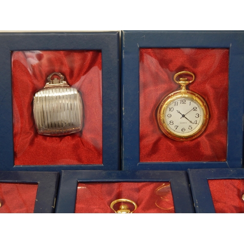 164 - A Large Collection of Modern Pocket Watches in Original Cases of Issue (34)